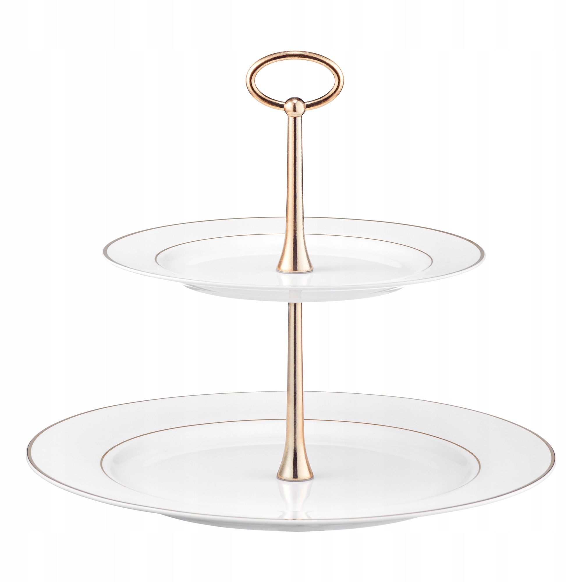 

99337 Patera Dwupoziomowa Z Porcelany Ciasto Owoce
