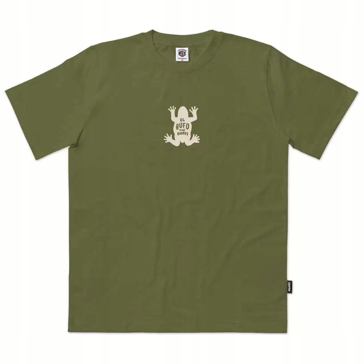 Tričko The Dudes El Bufo T-Shirt khaki s potiskem vel. M