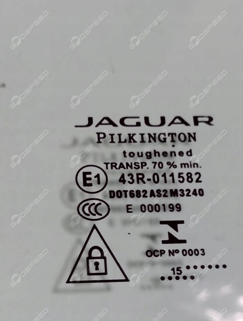 СТЕКЛО ЗАДНЕЙ ЛЕВОЙ ДВЕРИ JAGUAR F-PACE F PACE