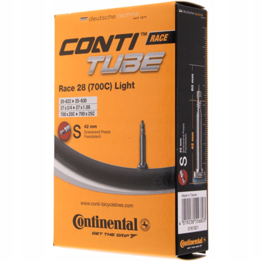 

Dętka Continental Race Light 700x20-25C presta 42