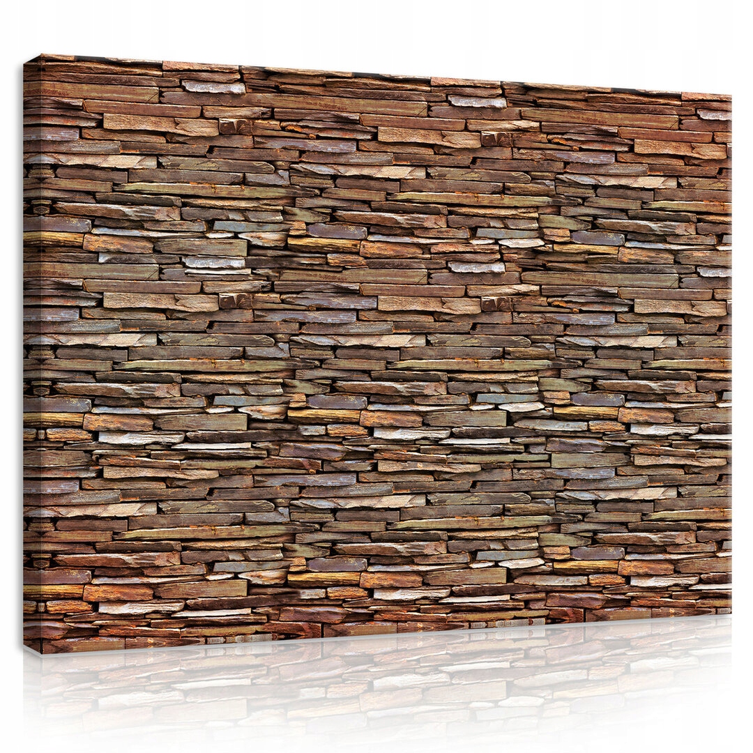 Obraz 80x60 Kamenná zeď textura kámen loft rustikální dekorace stěny