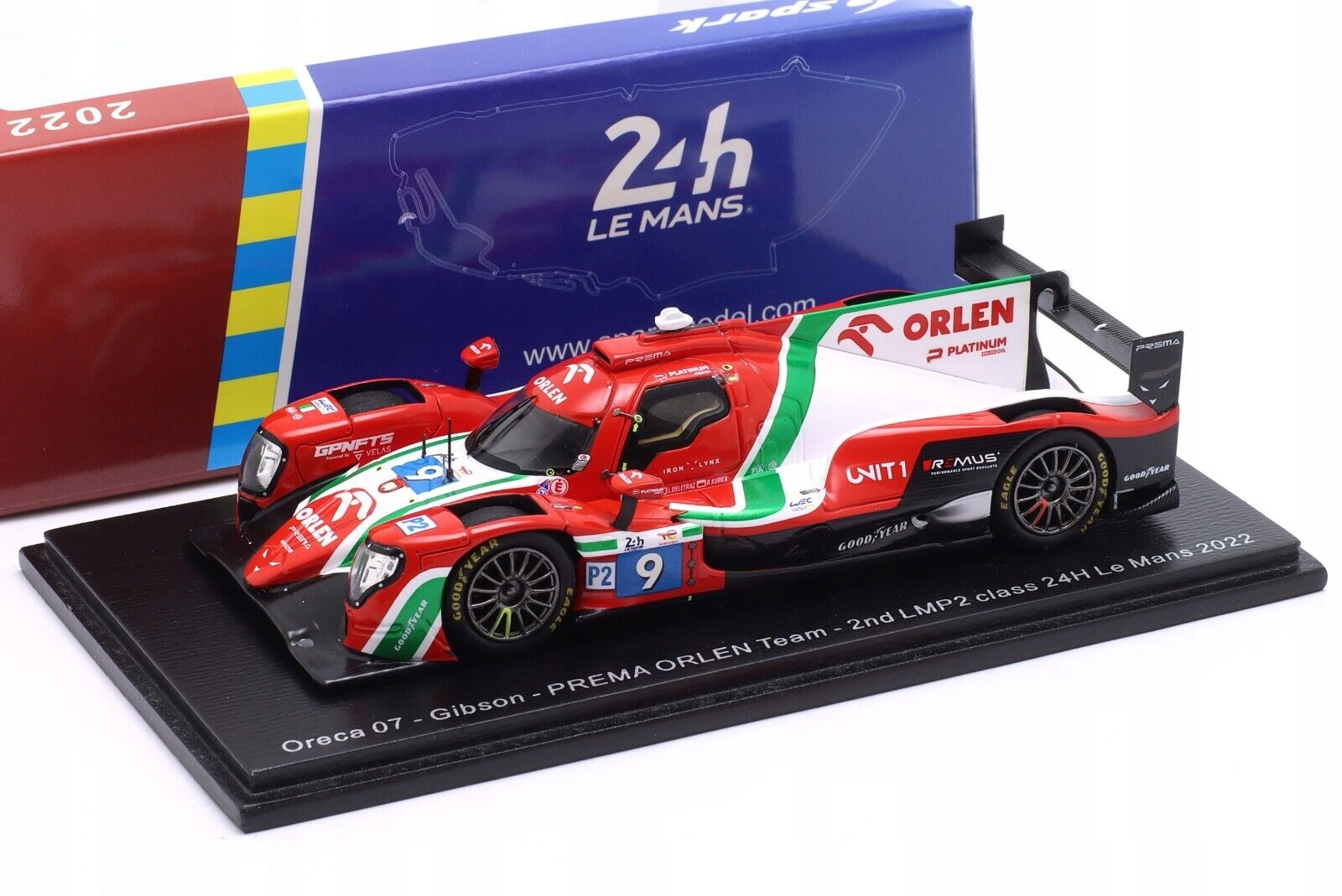 Oreca 07 Gibson R.Kubica Orlen Le 2022 1/43 Spark