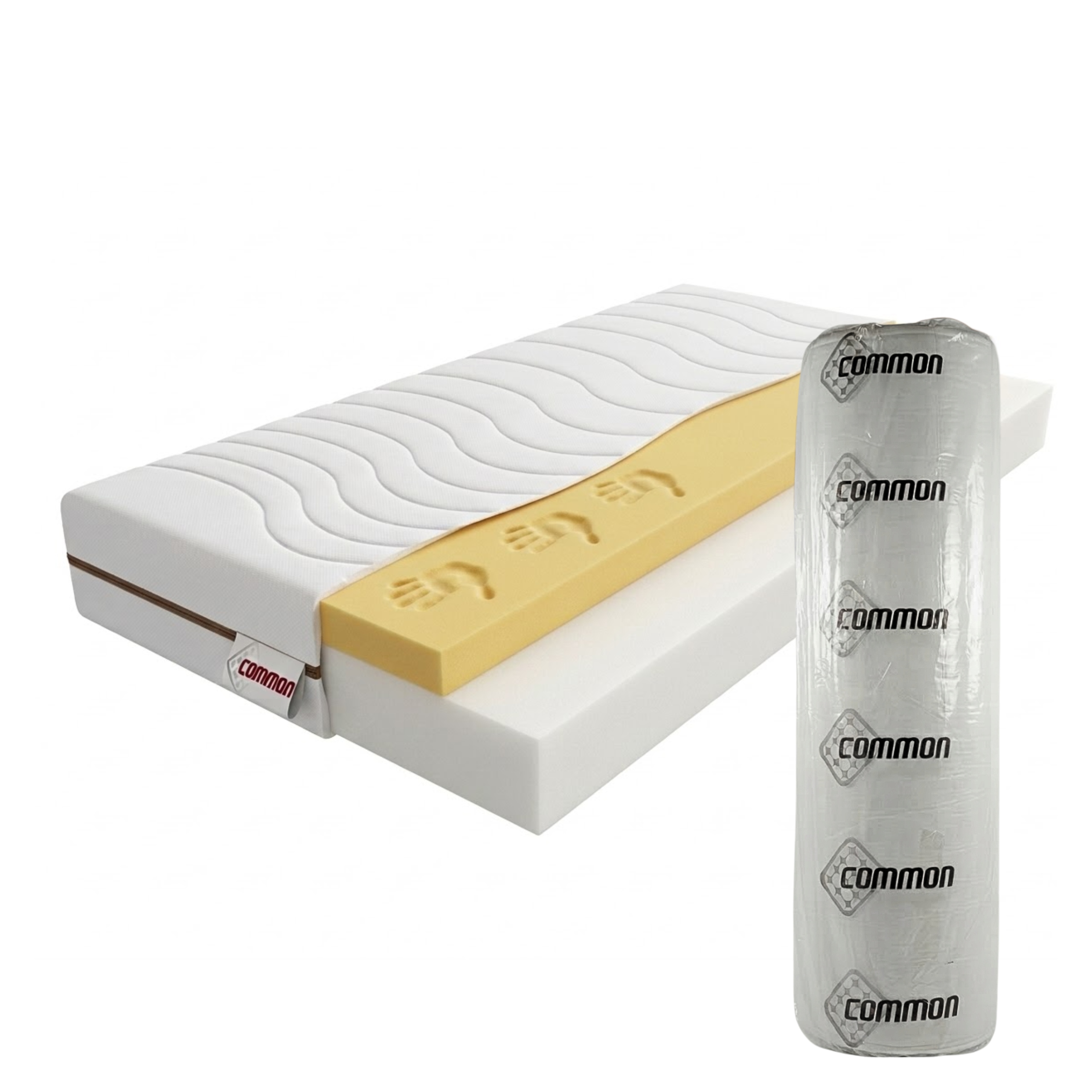 Materac 120x200 Piankowy H4 Ronda 20cm Twardy Pianka Memory Ortopedyczny