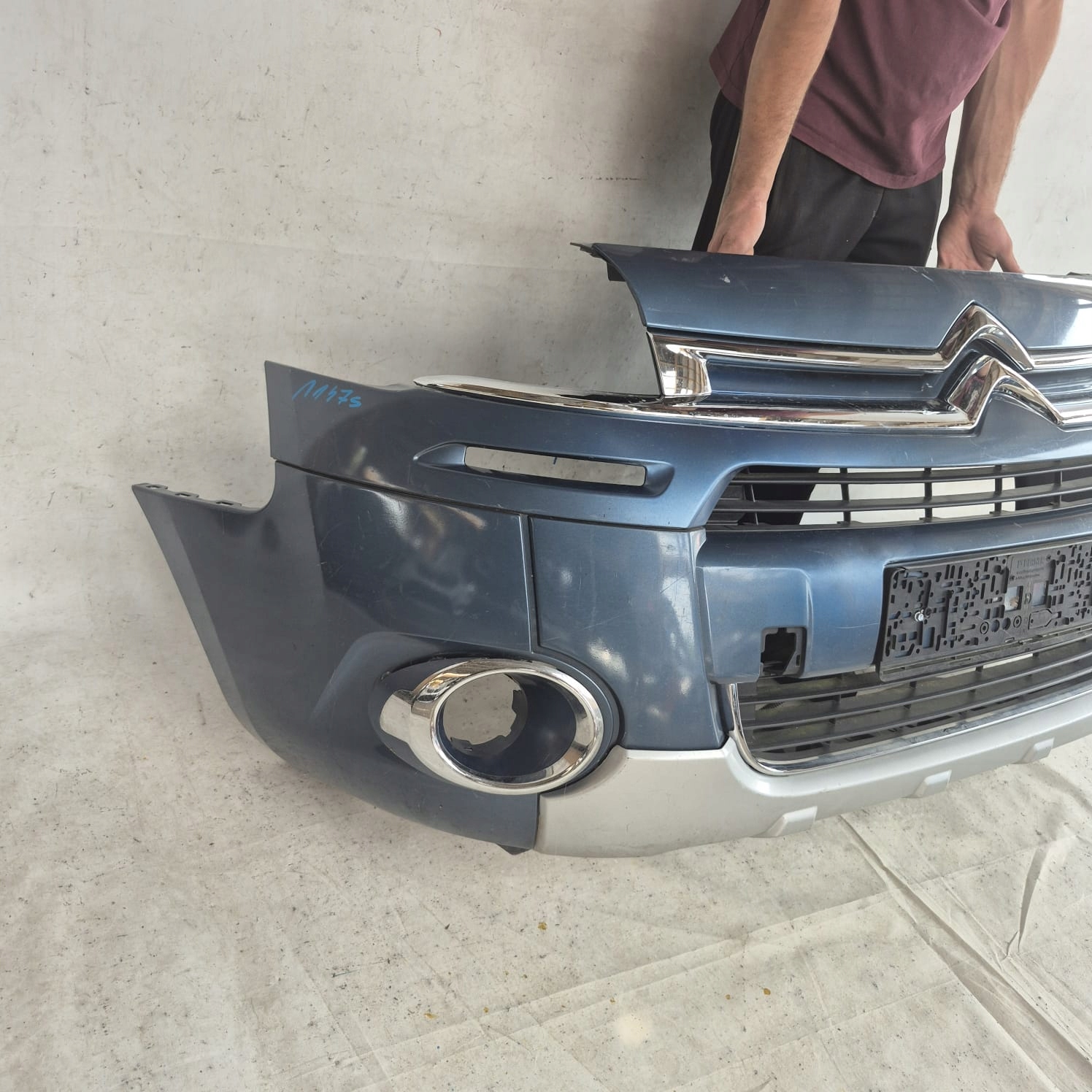 CITROEN BERLINGO II LIFT 12- bumper front front grill 91-6815 for LEDY