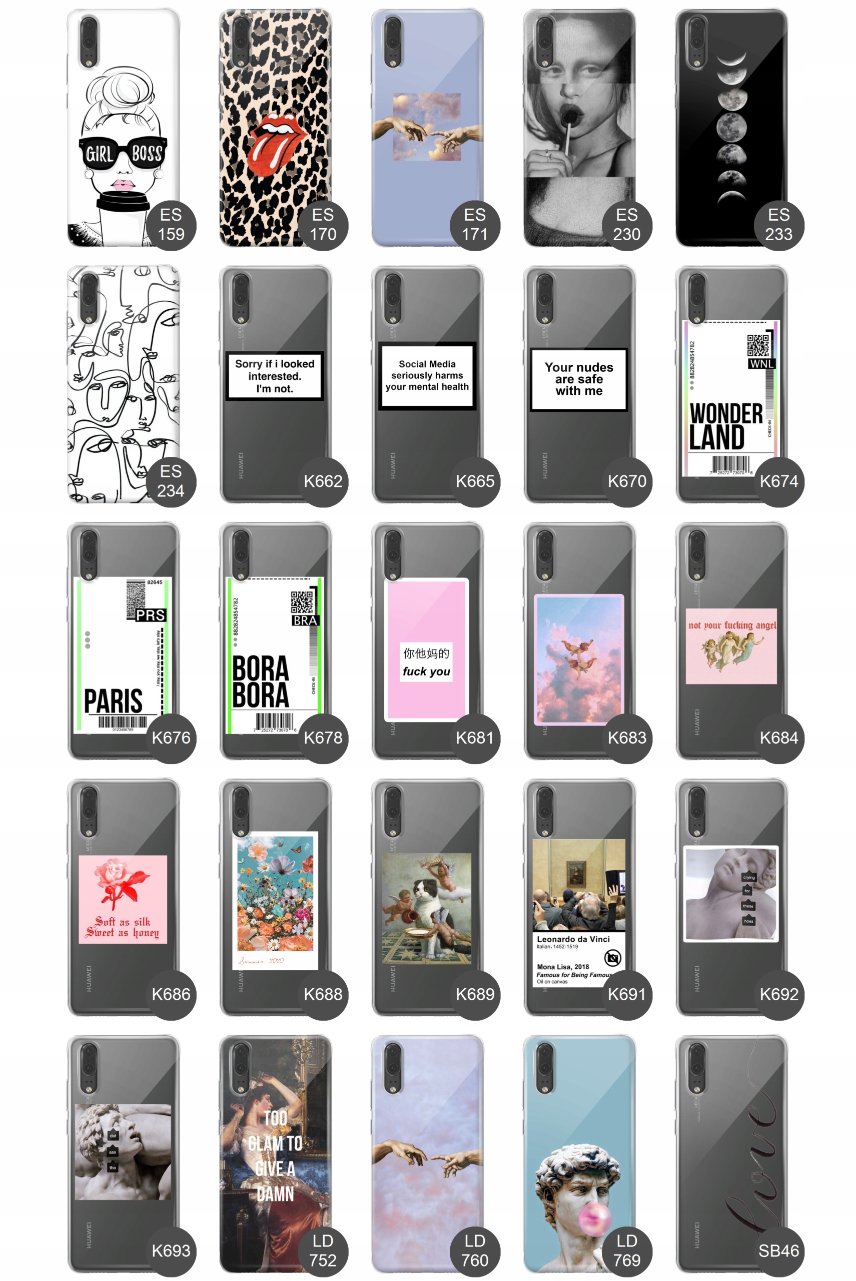 Grube etui 2MM do  Huawei P20