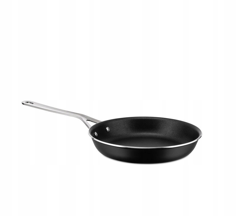 Alessi Pots & Pans Panvica 20 cm s nepriľnavým povrchom čierna