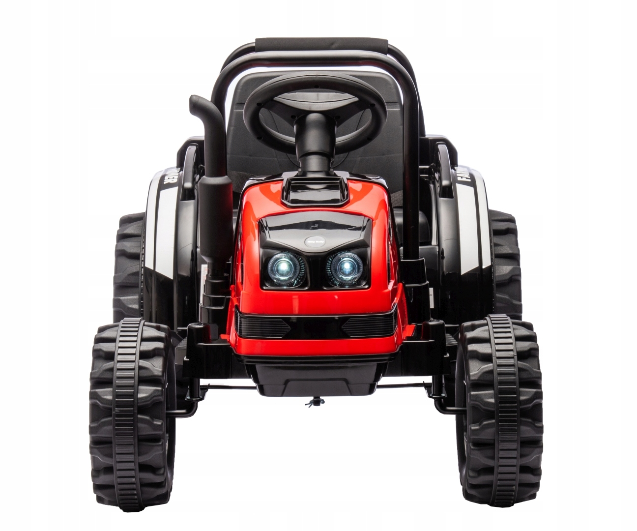 Milly Mally Vozidlo na akumulátor Traktor s přívěsem Farmer červený