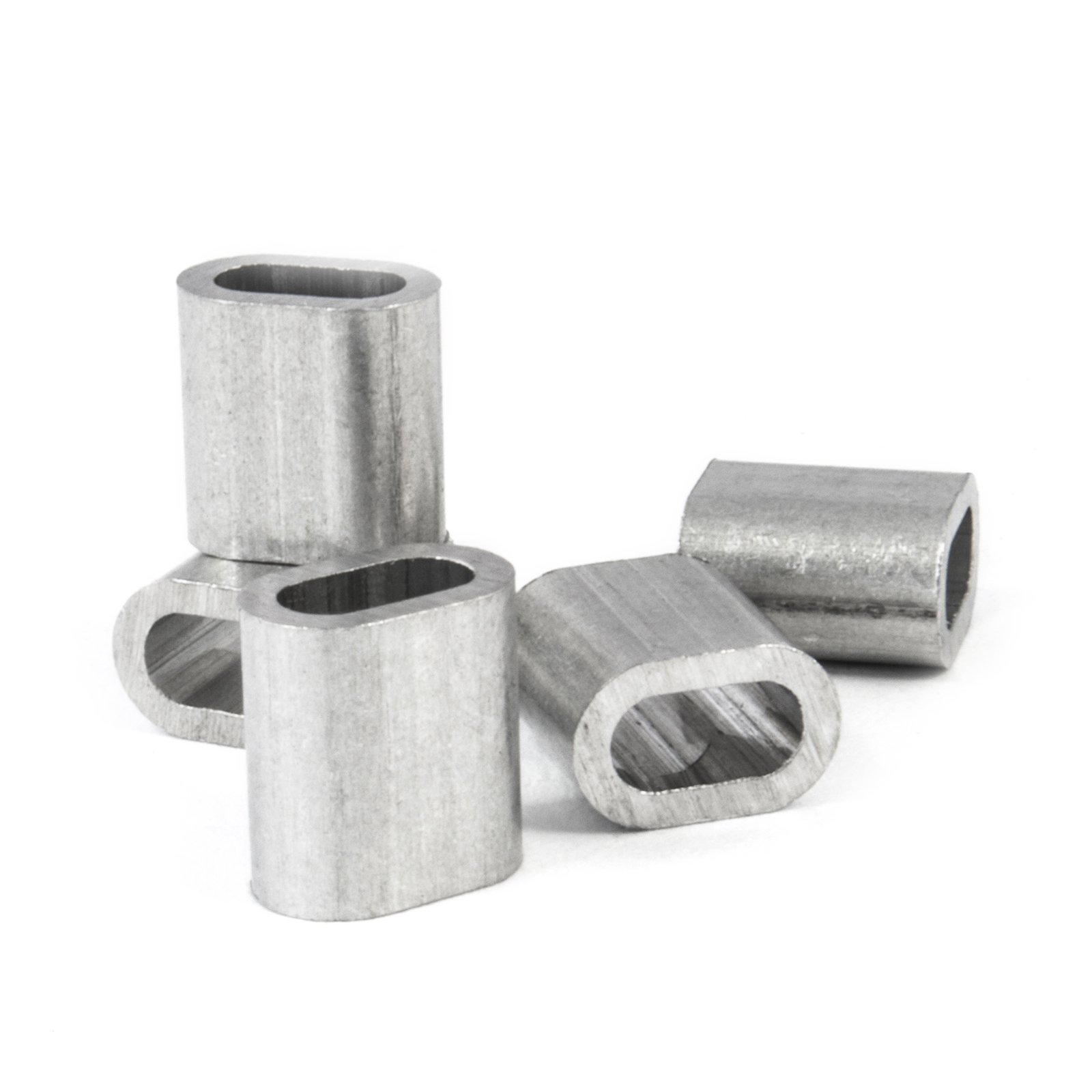 Lanová Svorka Spojka 3mm Aluminiová Pouzdro 200ks