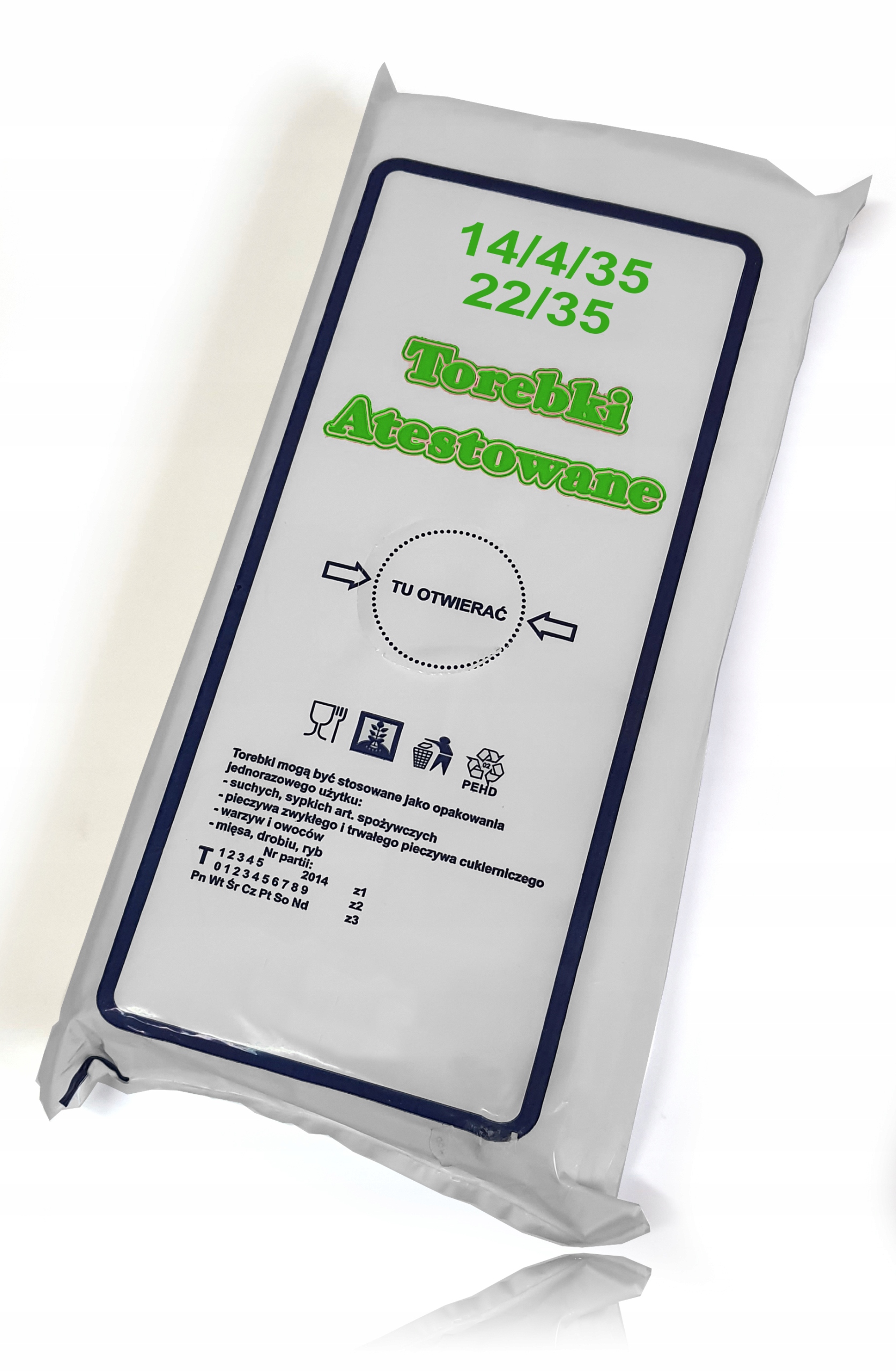 

Woreczki Torebki Foliowe Worki Śniadaniowe 22x35cm