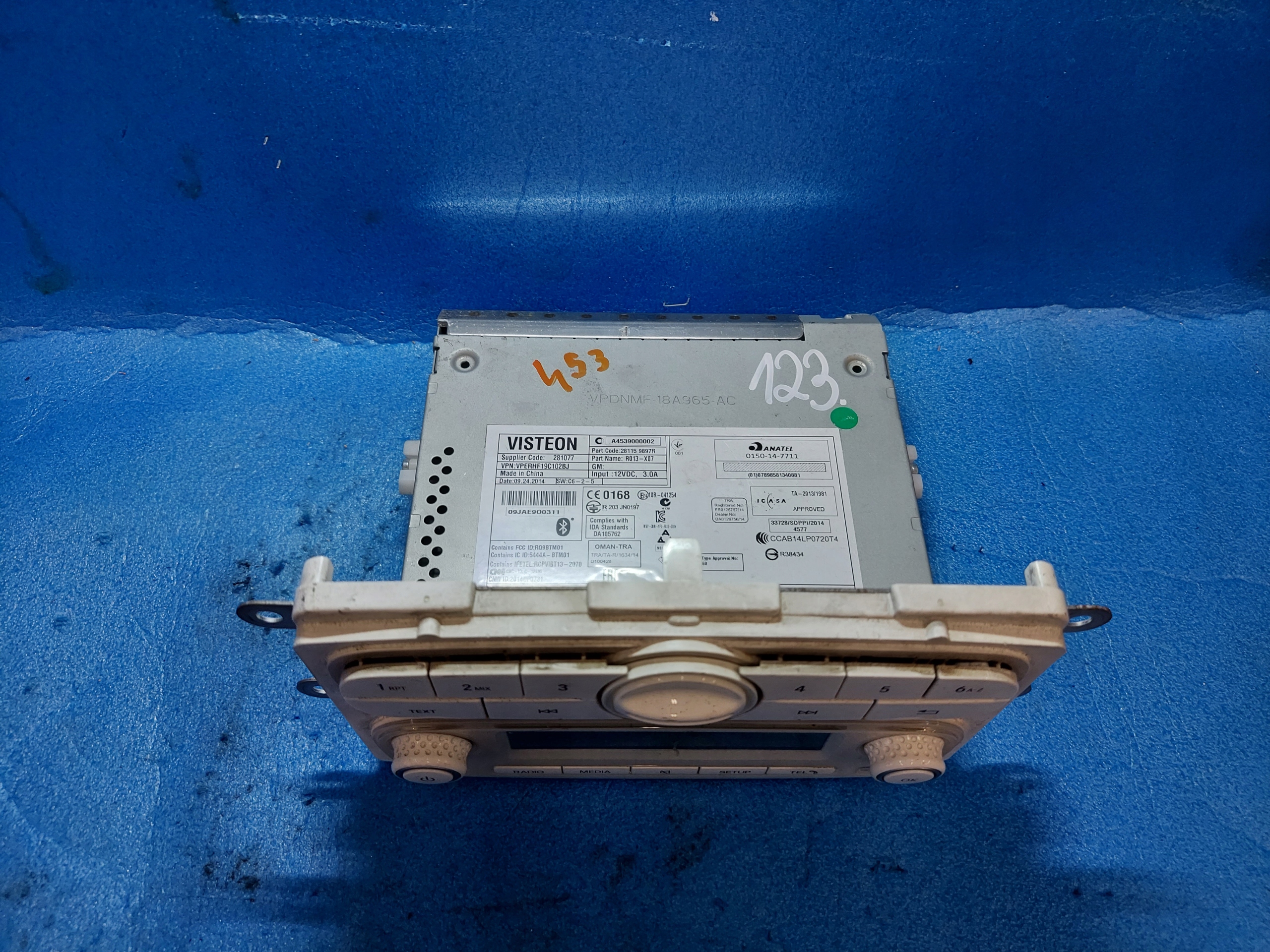 RADIO EKRAN SMART 453 A4539000002
