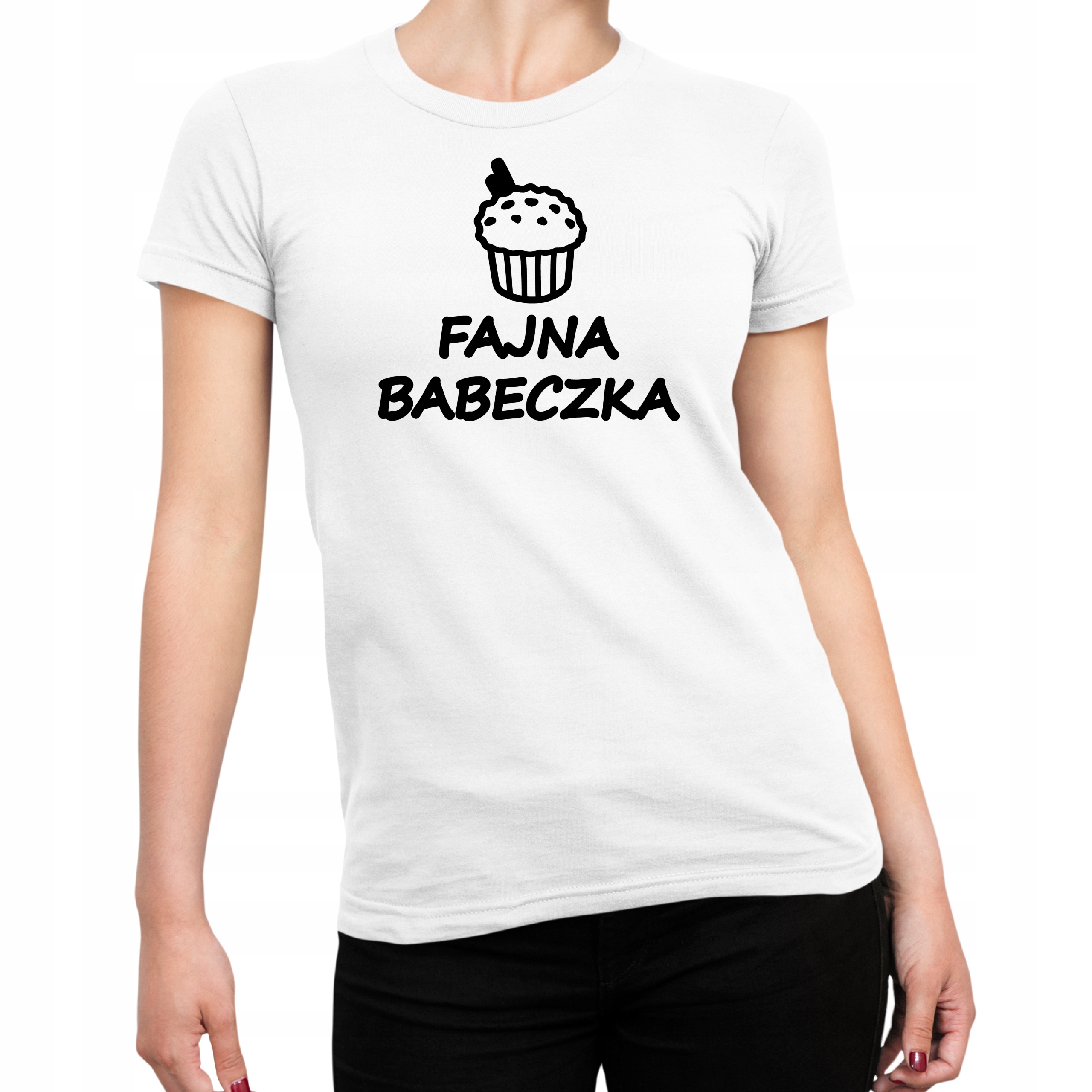 

Koszulka Tshirt Walentynki Fajna Babeczka Ciastko