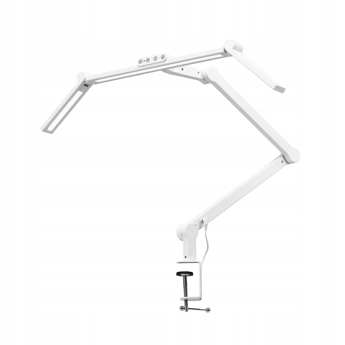 Ošetřovací lampa na manikúru Glow L03 na pracovní desku, bílá