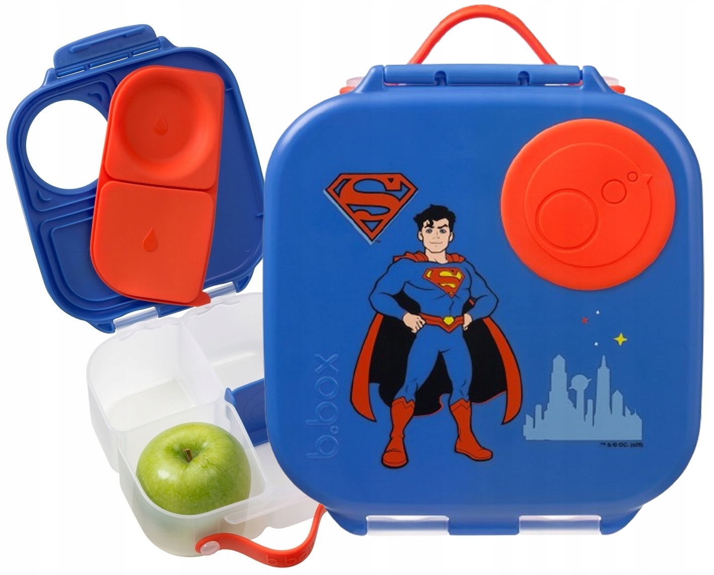B.box Lunchbox Pojemnik Na Śniadanie Do Szkoły Mini Superman