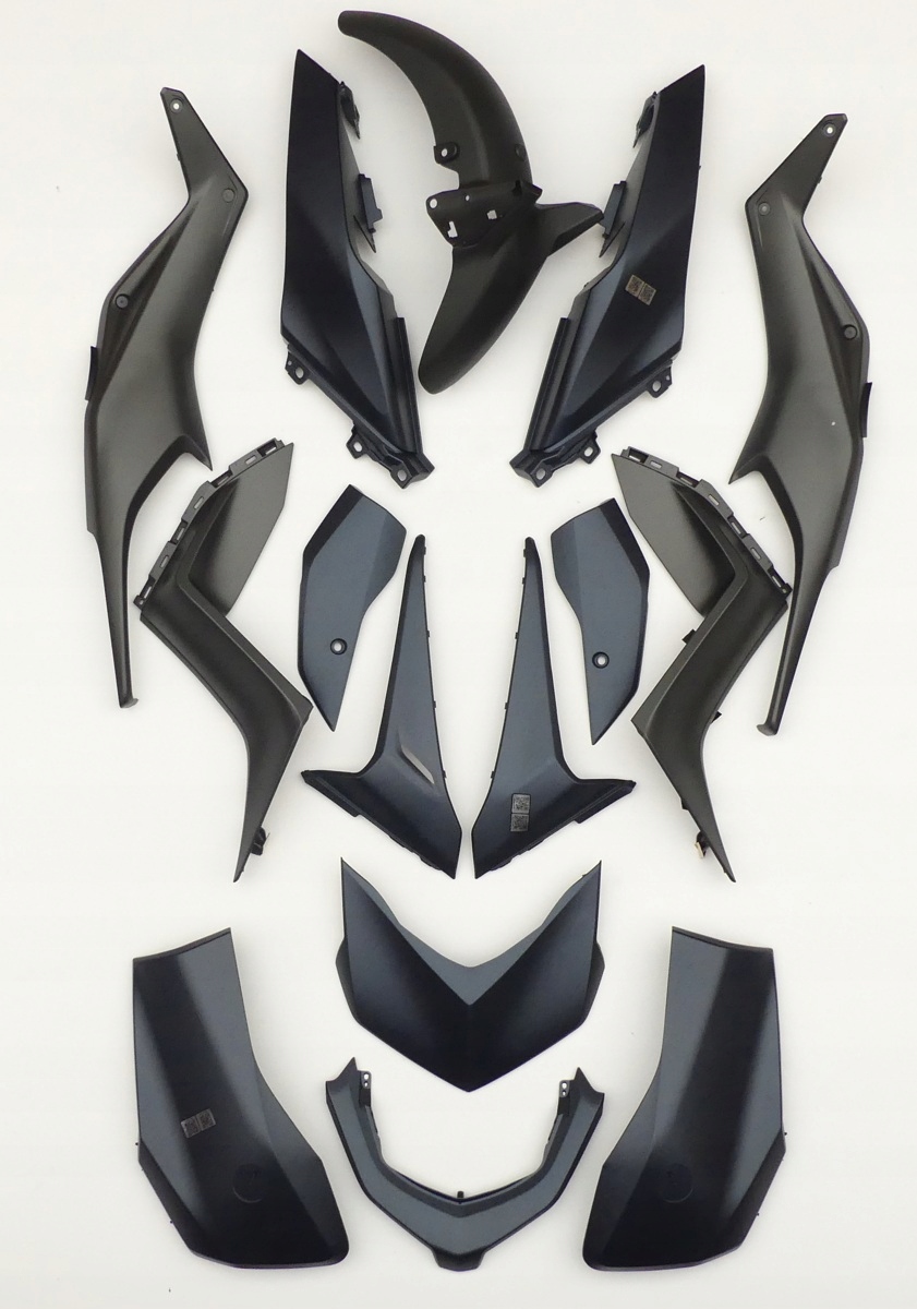 Yamaha Xmax X-max 125 300 23 Šata Komplet Deflektory Body Bok Blue Bmk