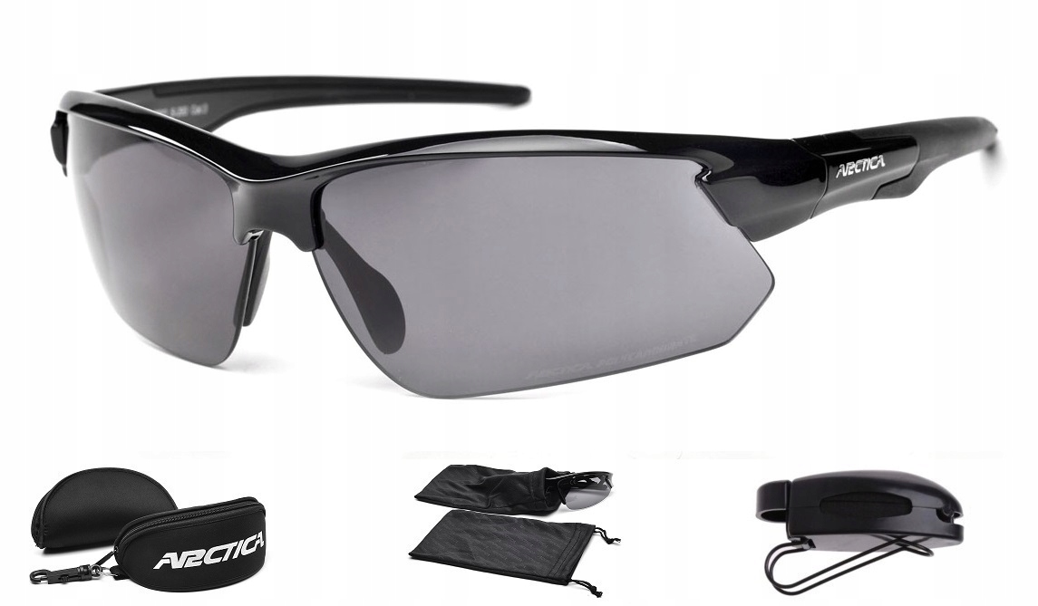 Cyklistické Brýle Arctica S-293 Polarizace Uv Filtry Gumové Nosníky