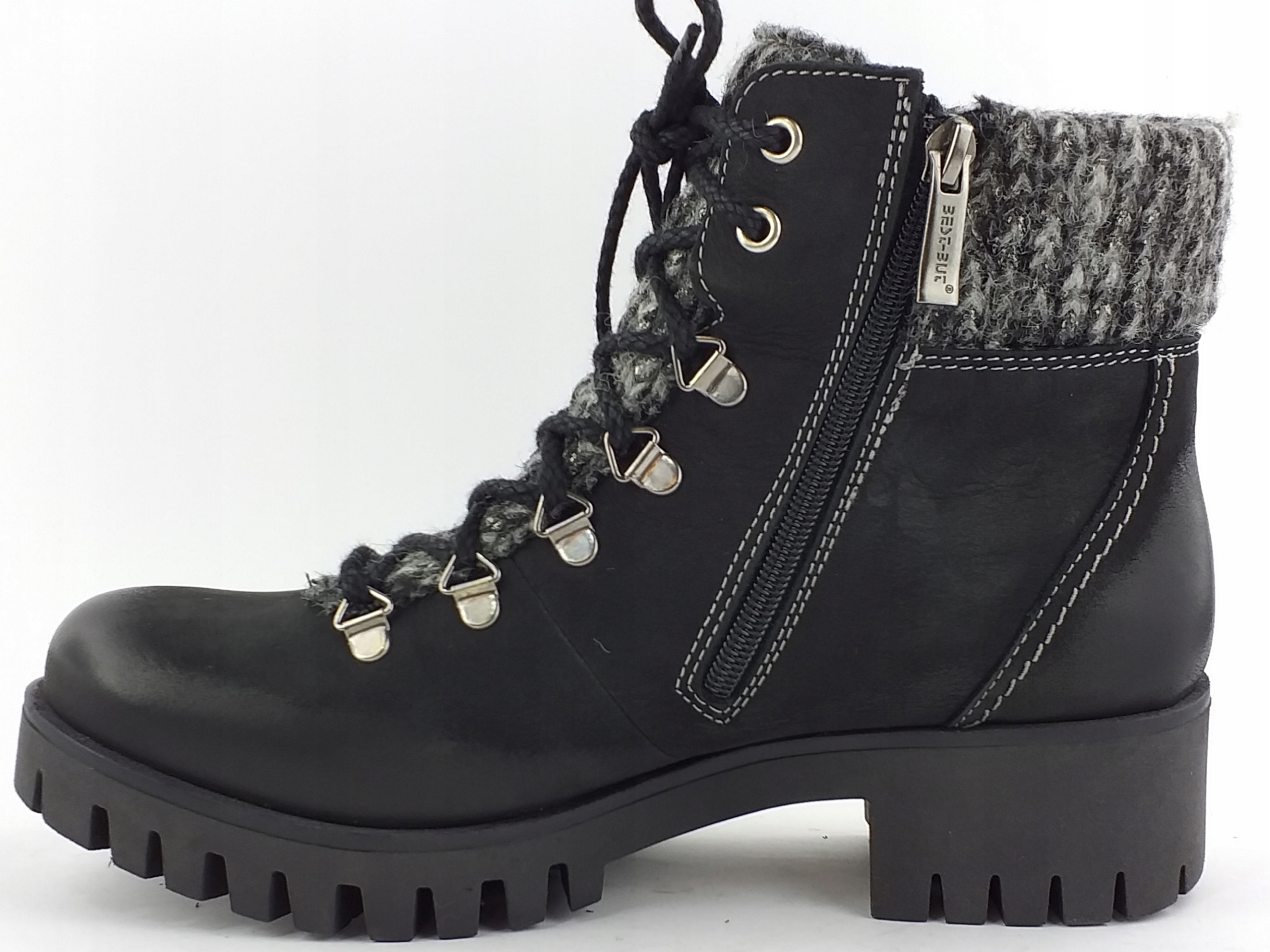 BEST BUT OBUWIE POLSKIE SKÓRZANE TRAPERY ZIMOWE 41 Wysokość brak informacji