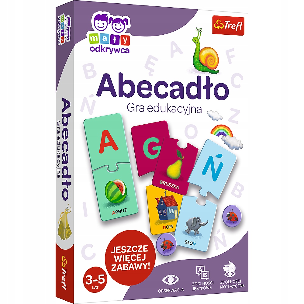 

Gra Edukacyjna Abecadło Mały Odkrywca Trefl 3+