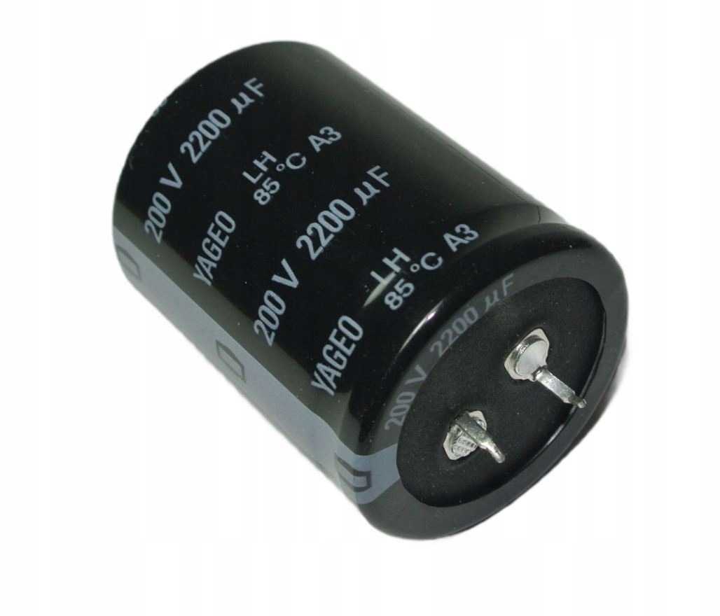 2200uF 200V 85' Yageo Lh Kondensator elektrolityczny 35x46mm [1szt]