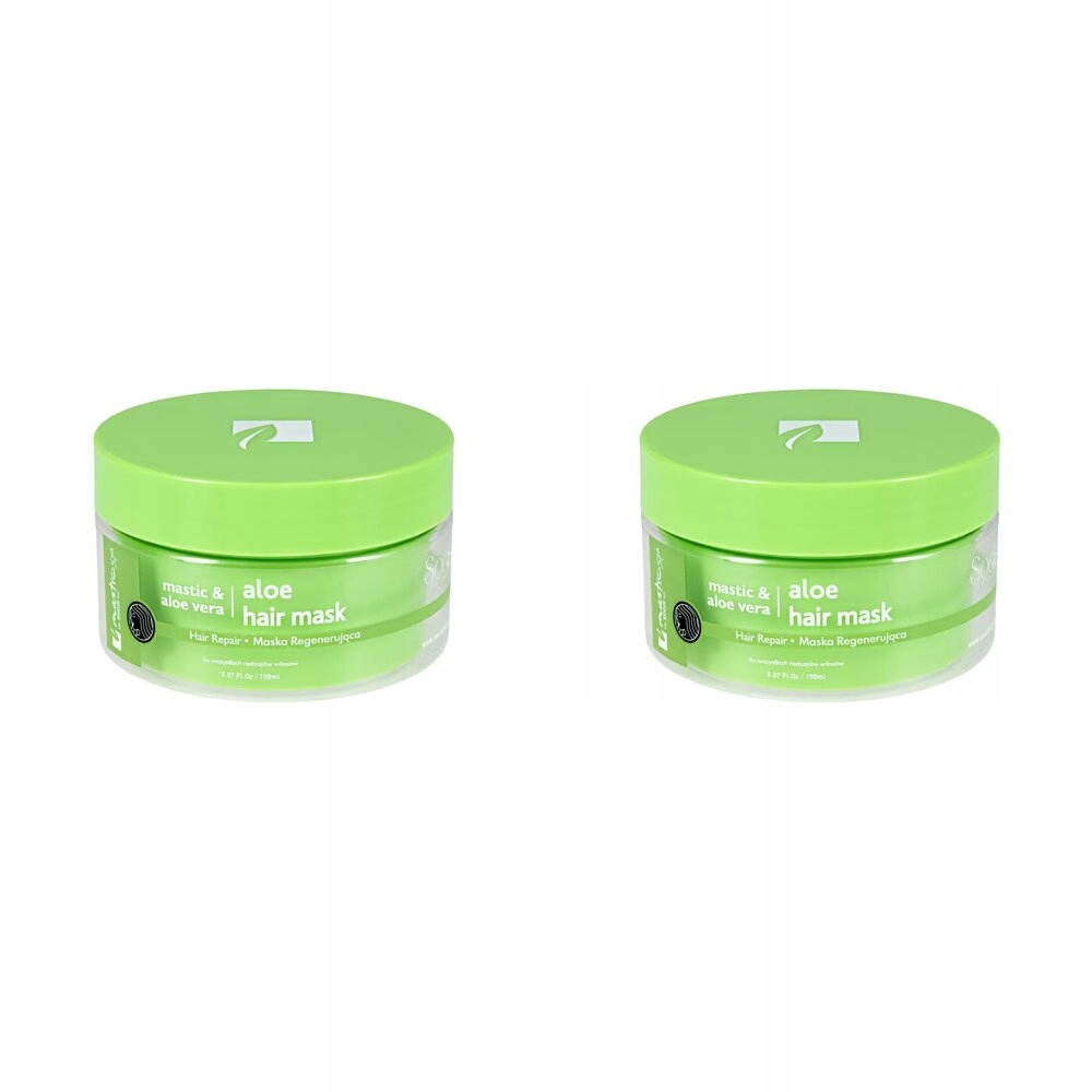 Mastic Spa Aloe Hair Mask Maska proti vypadávání vlasů Aloe M sada 2 ks