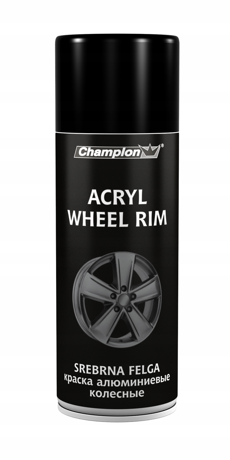 Farba Akrylowa spray Champion Acryl Wheel Rim 400ml felga srebrna