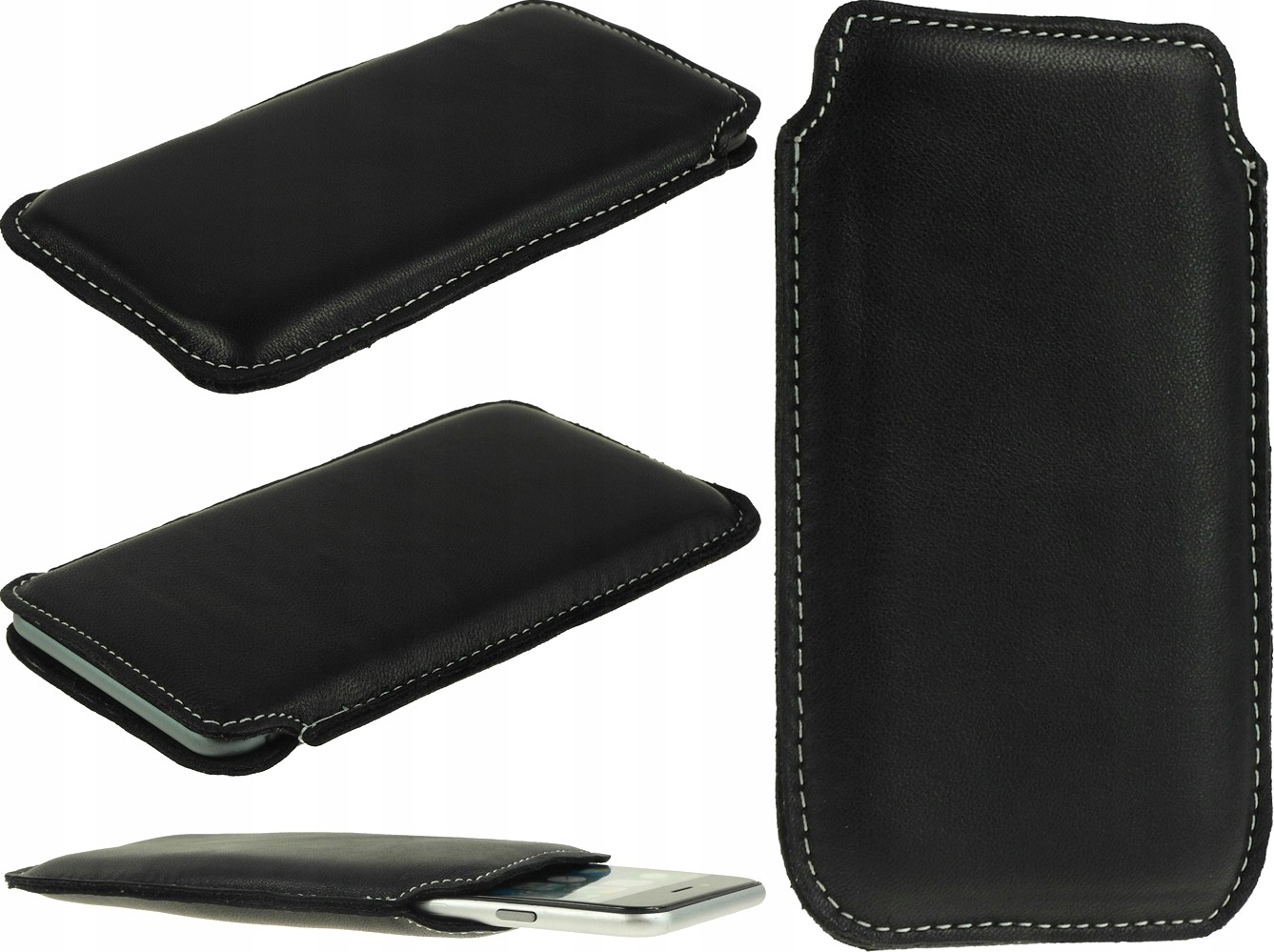 

Etui 100% Skóra Jagnięca Blk Do Samsung Galaxy S8+