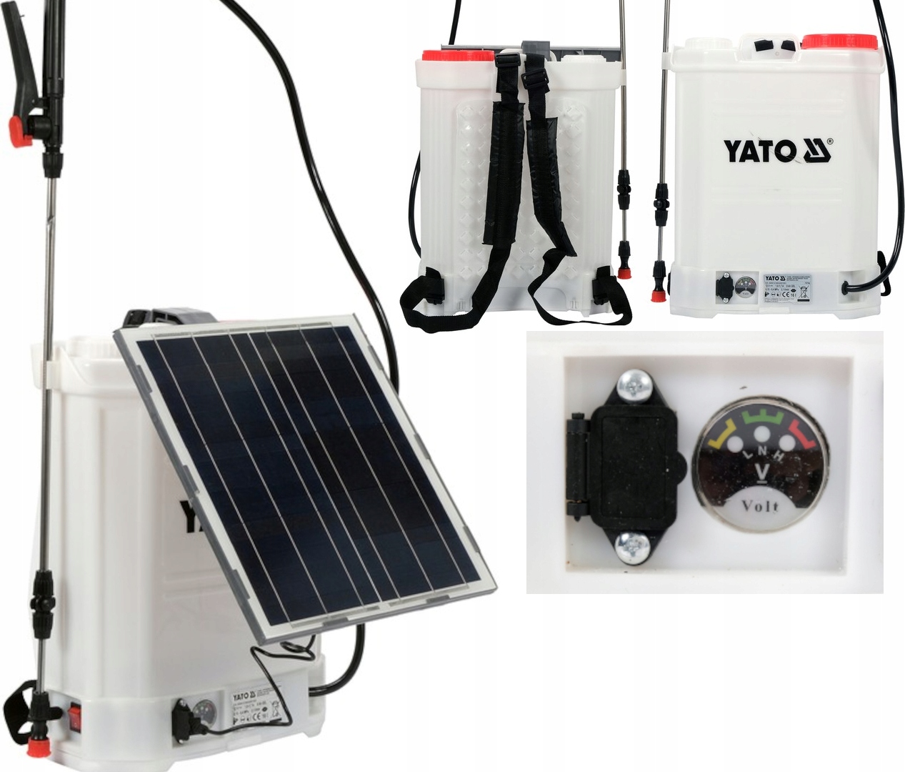 

Opryskiwacz Plecakowy Solarny Akumulatorowy Yato