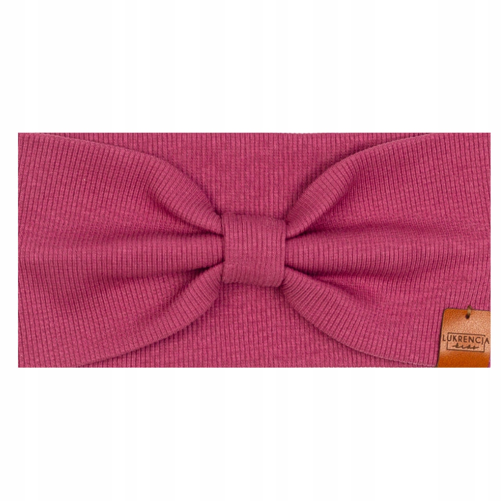 

Opaska szeroka kokarda 1-5 lat wrzosowa