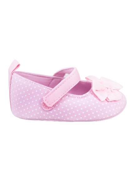 BUCIKI różowe BALERINKI YO 10cm 3-9 miesięcy Marka YOCLUB