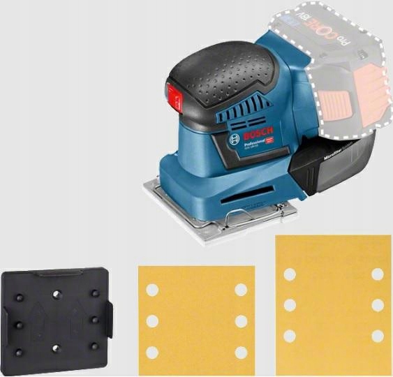 BOSCH SZLIFIERKA OSCYLACYJNA 18V GSS 18 V-10 SOLO L-BOXX 06019D0202