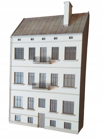 Činžovní dům budova model měřítko H0 1:87