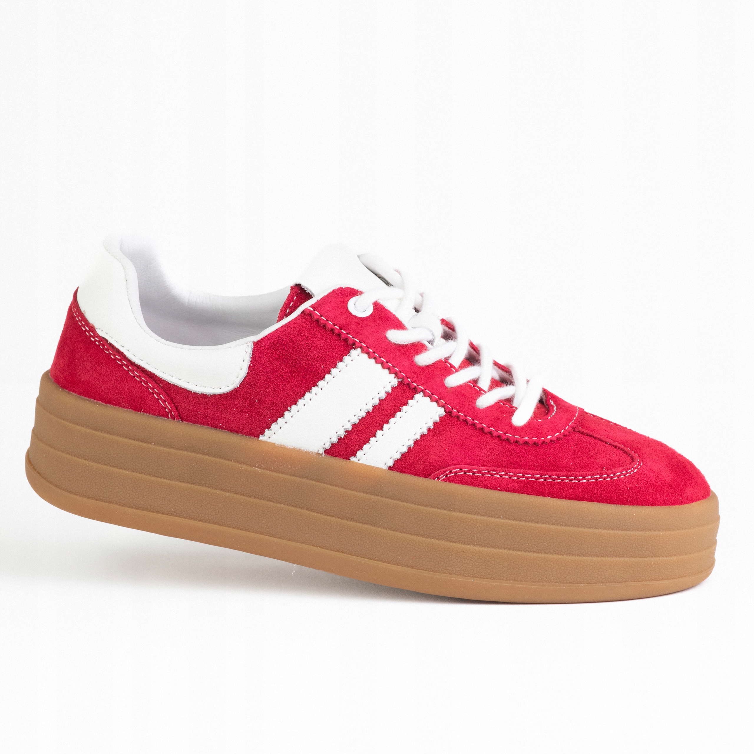 Dámské sportovní tenisky Goodin GD-XF-209 kůže casual červené 40