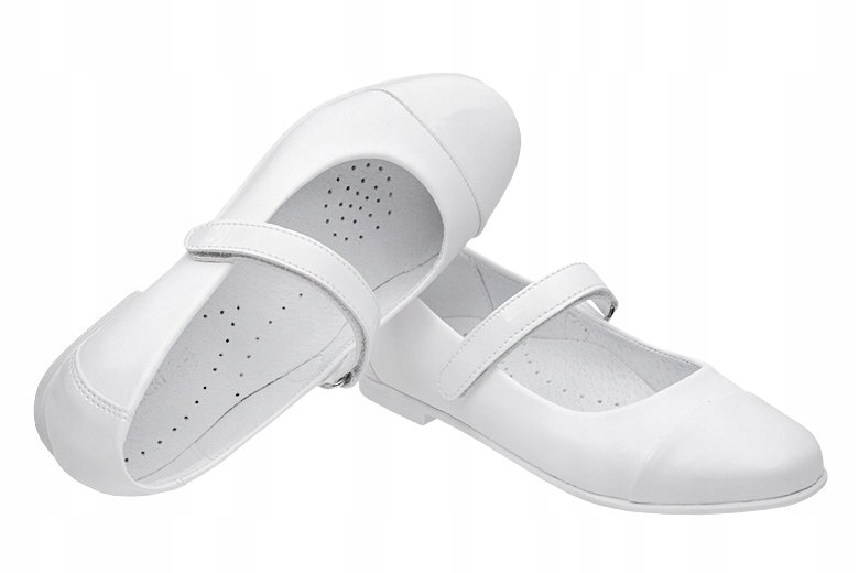 Balerinki komunijne KORNECKI 6098 r.31 Białe Buty Marka Kornecki