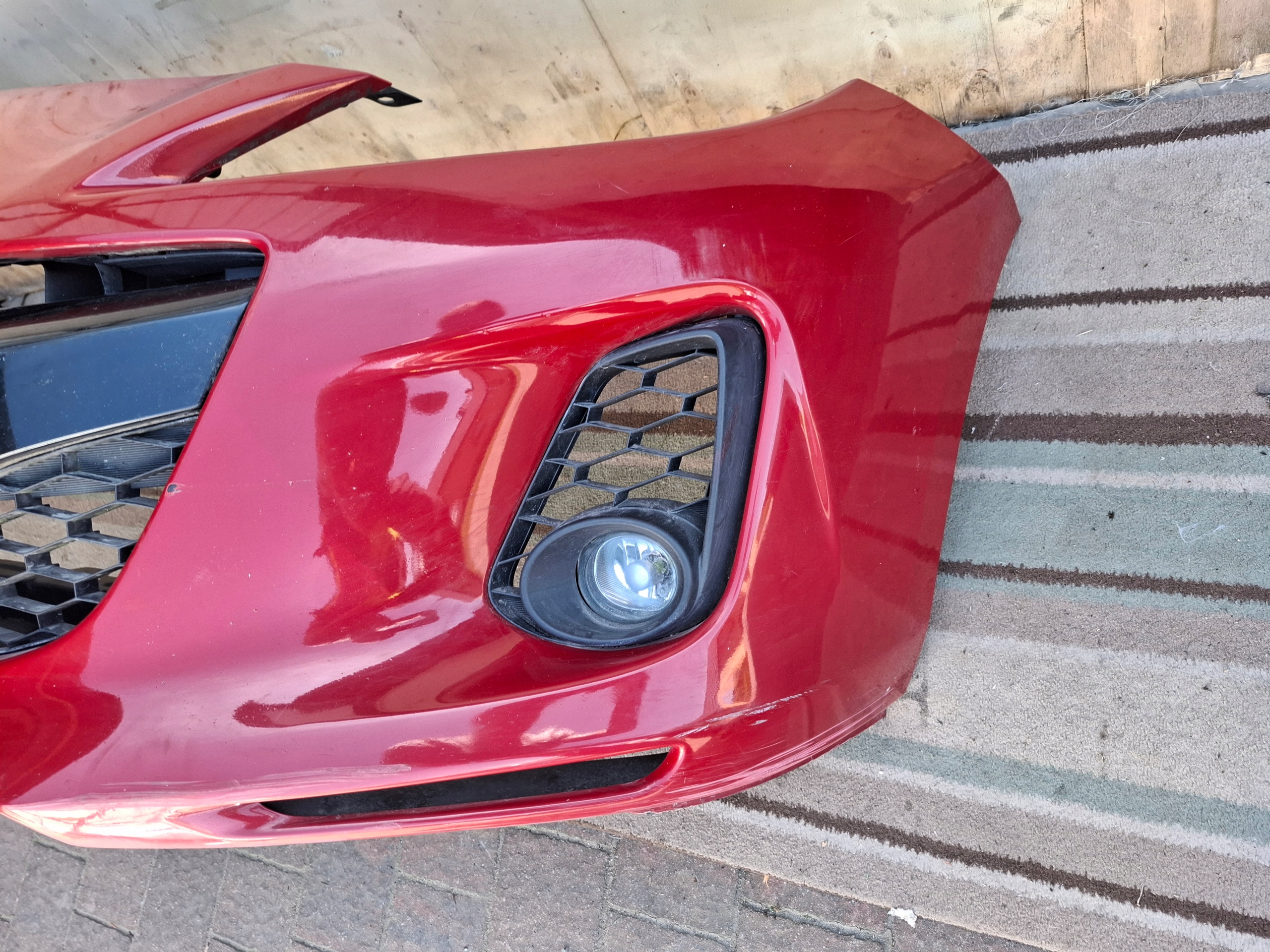 bumper front Mazda 3 BL FL lift 11-13 CZRWONY 27A