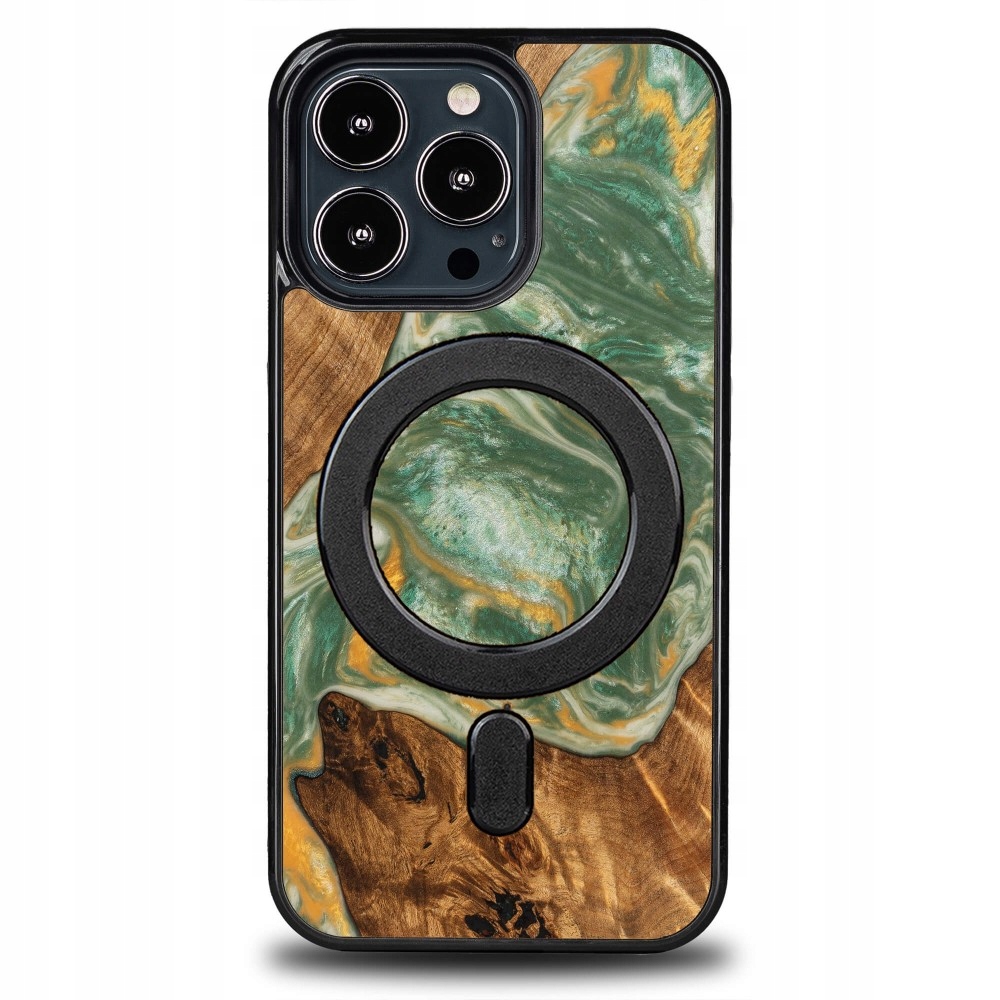 Pouzdro Bewood Unique pro iPhone 13 Pro 4 Živly Voda s MagSafe