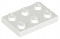 

Lego Płytka 2x3 Biały 3021 Nowa