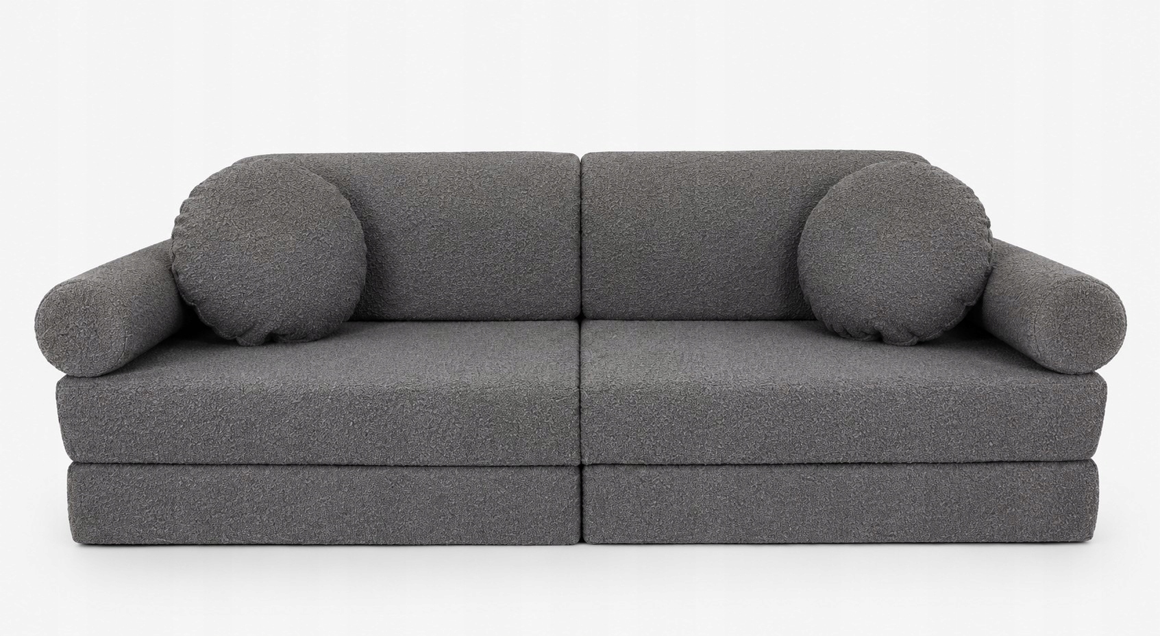Sofa Rozkładana Składana Wielofunkcyjna Spanie Dla Dzieci Nino Grafit 180