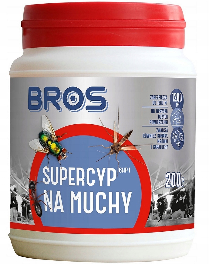BROS Supercyp 6WP PRYSK na Insekty i Muchy 200g