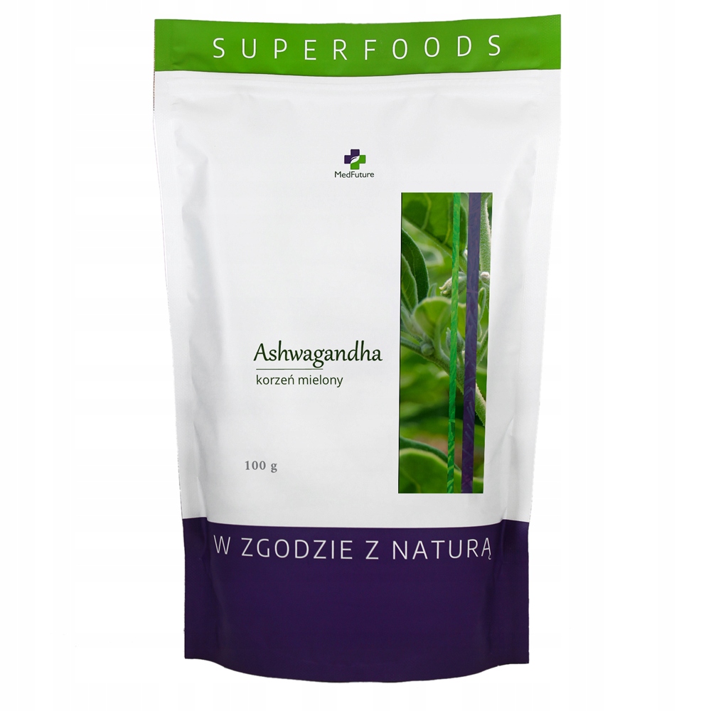 

Ashwagandha korzeń mielony Żeń-szeń indyjski 100 g