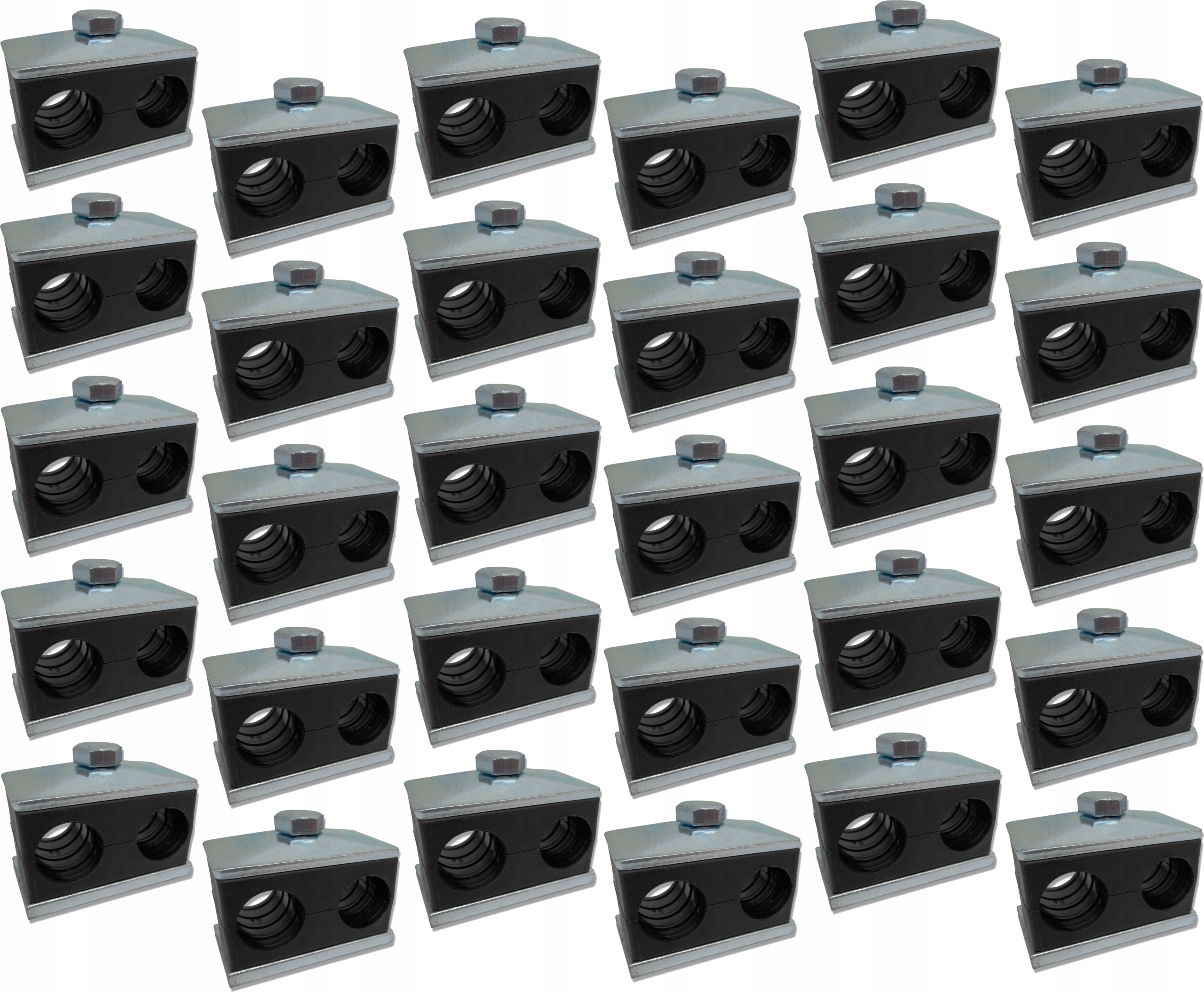 30 x Objímka 18 mm Pro Upevnění Hydraulických Hadic