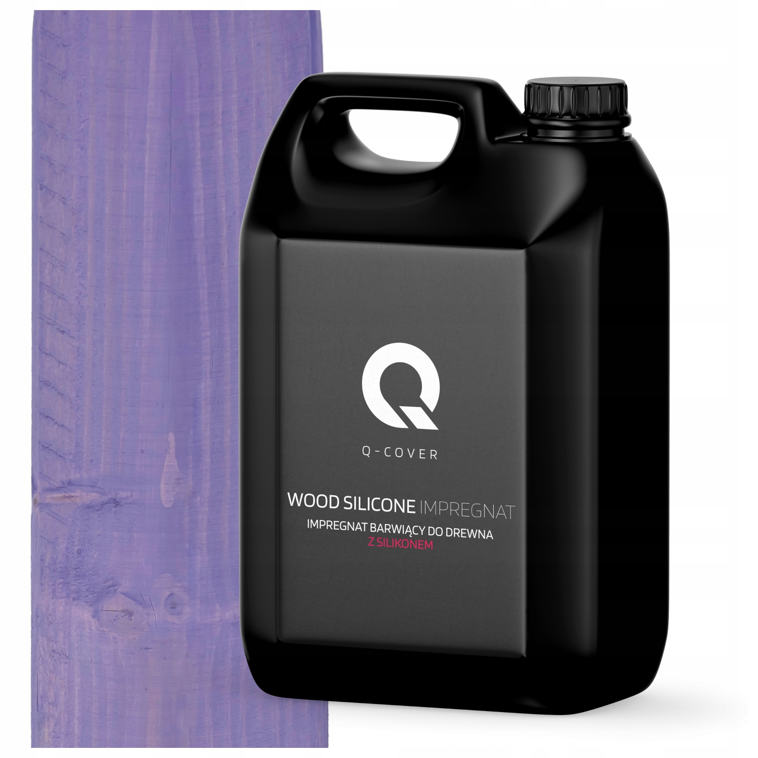 Impregnat Do Drewna Extra Farba Z Woskami Chron Trwały Lawendowy 5L