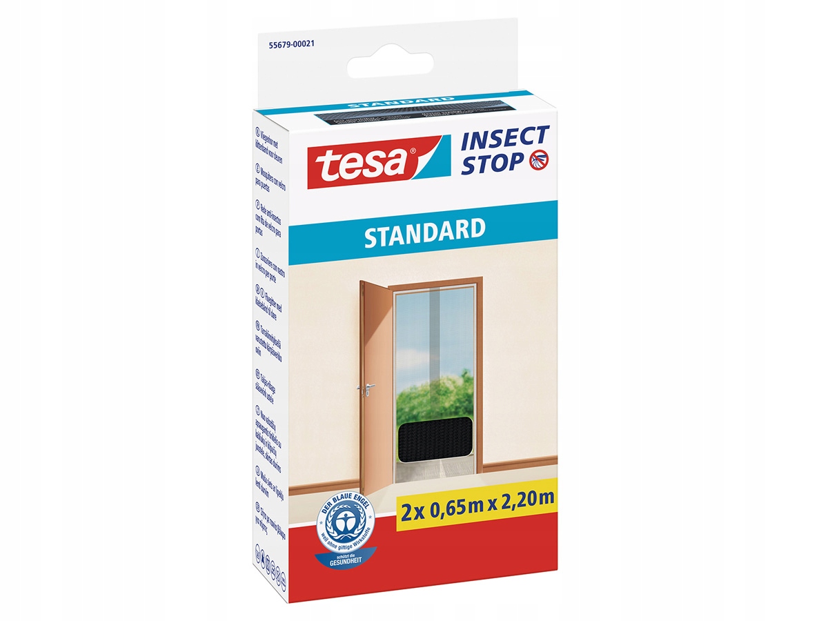 

Moskitiera czarna do drzwi siatka 1,2x2,2m 55679