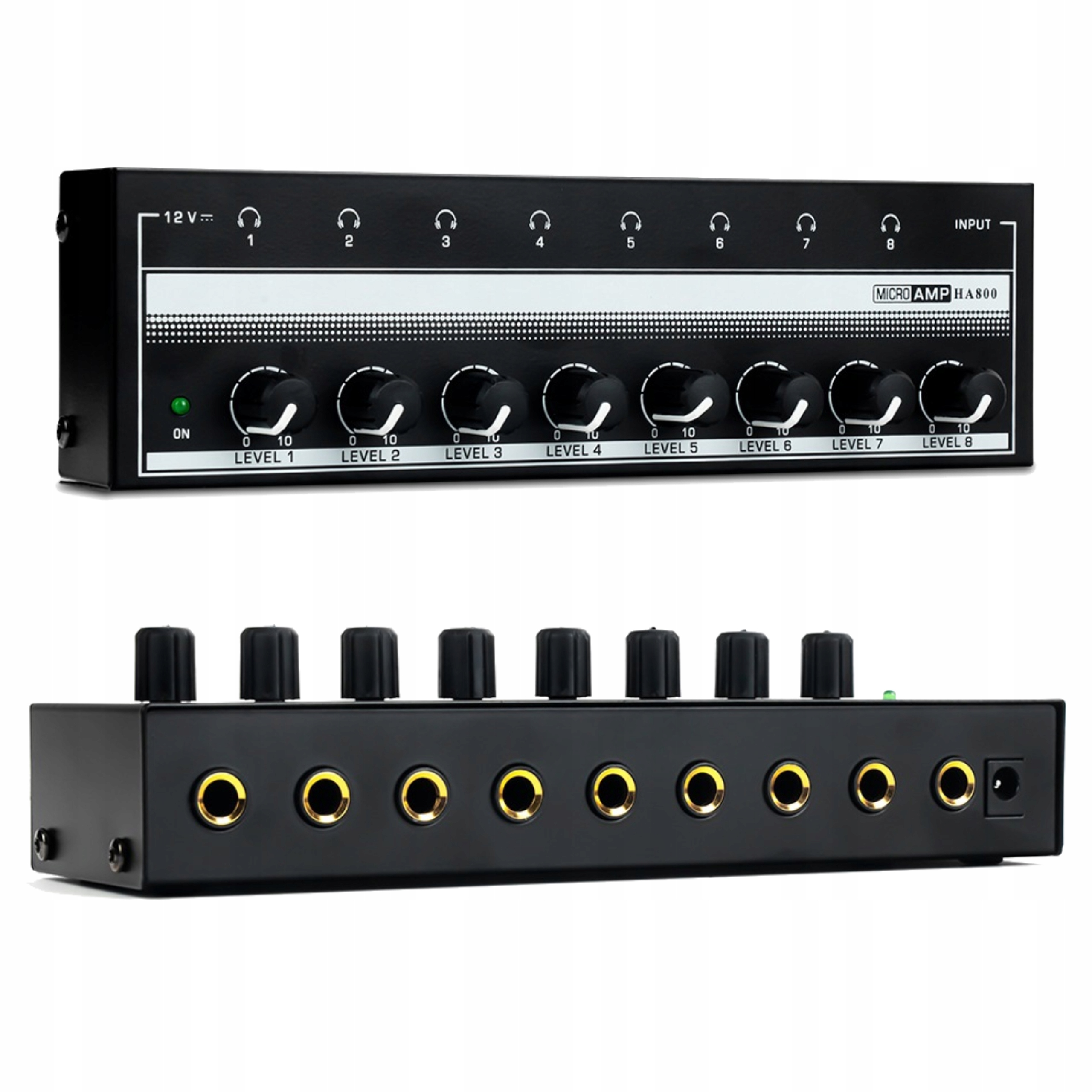 8KANÁLOVÝ Sluchátkový Zesilovač S Převodníkem