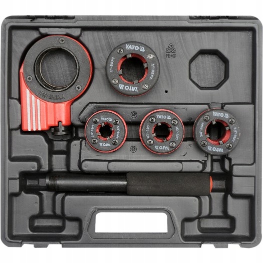 Sada Pro Závitování Trubek Ruční Závitořezná Pila 3/8-1" 4 Díly