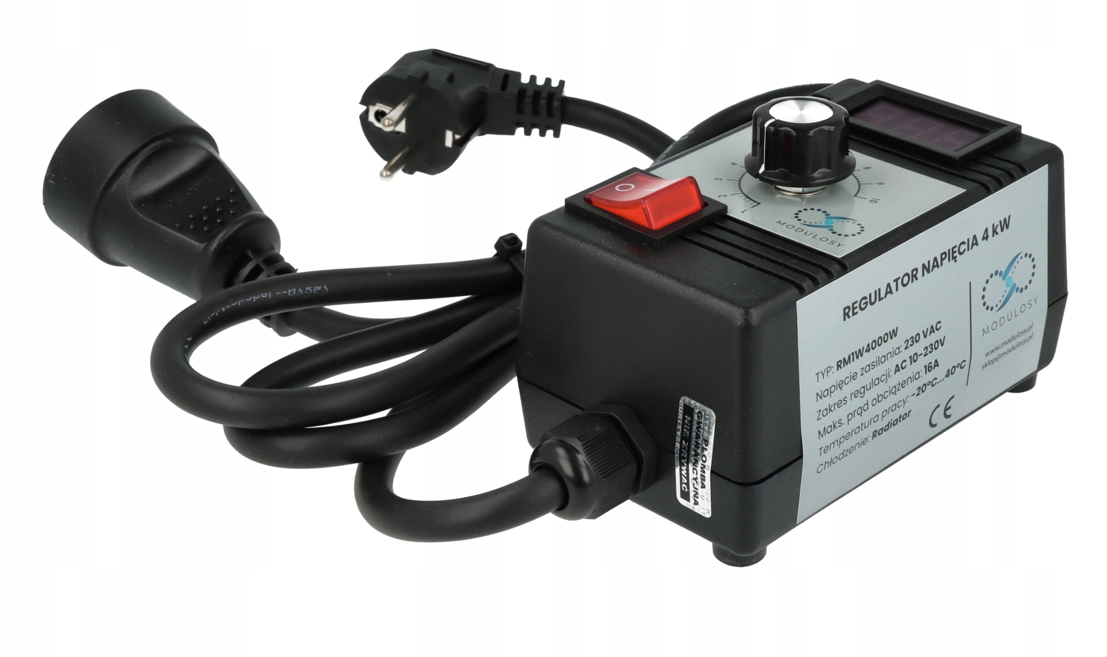 REGULATOR OBROTÓW SILNIKA MOCY NAPIĘCIA 2500W 230V Producent Modulosy