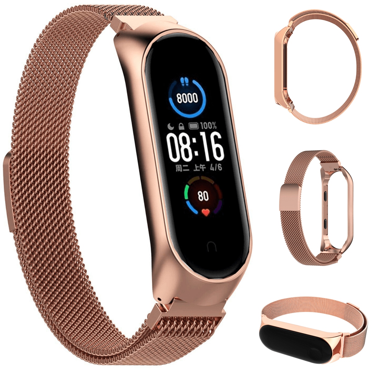 

Bransoleta stalowa MI Band Miband 5/6