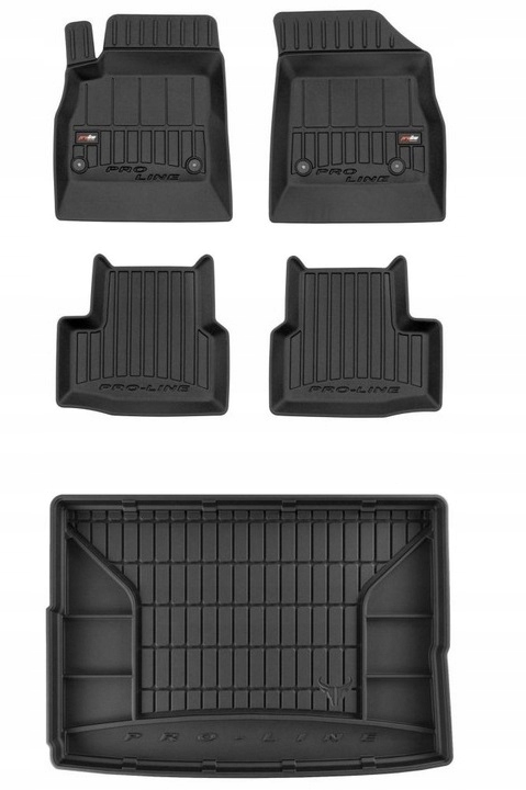 Set 3D gumové rohože Opel Astra 5 K Hatchback 2015-2022