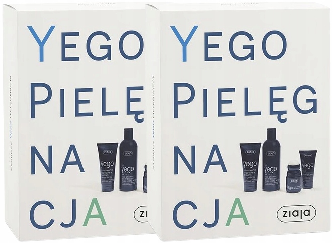 2 x Ziaja Yego Dárková Sada Trvale hydratuje pokožku Čištění