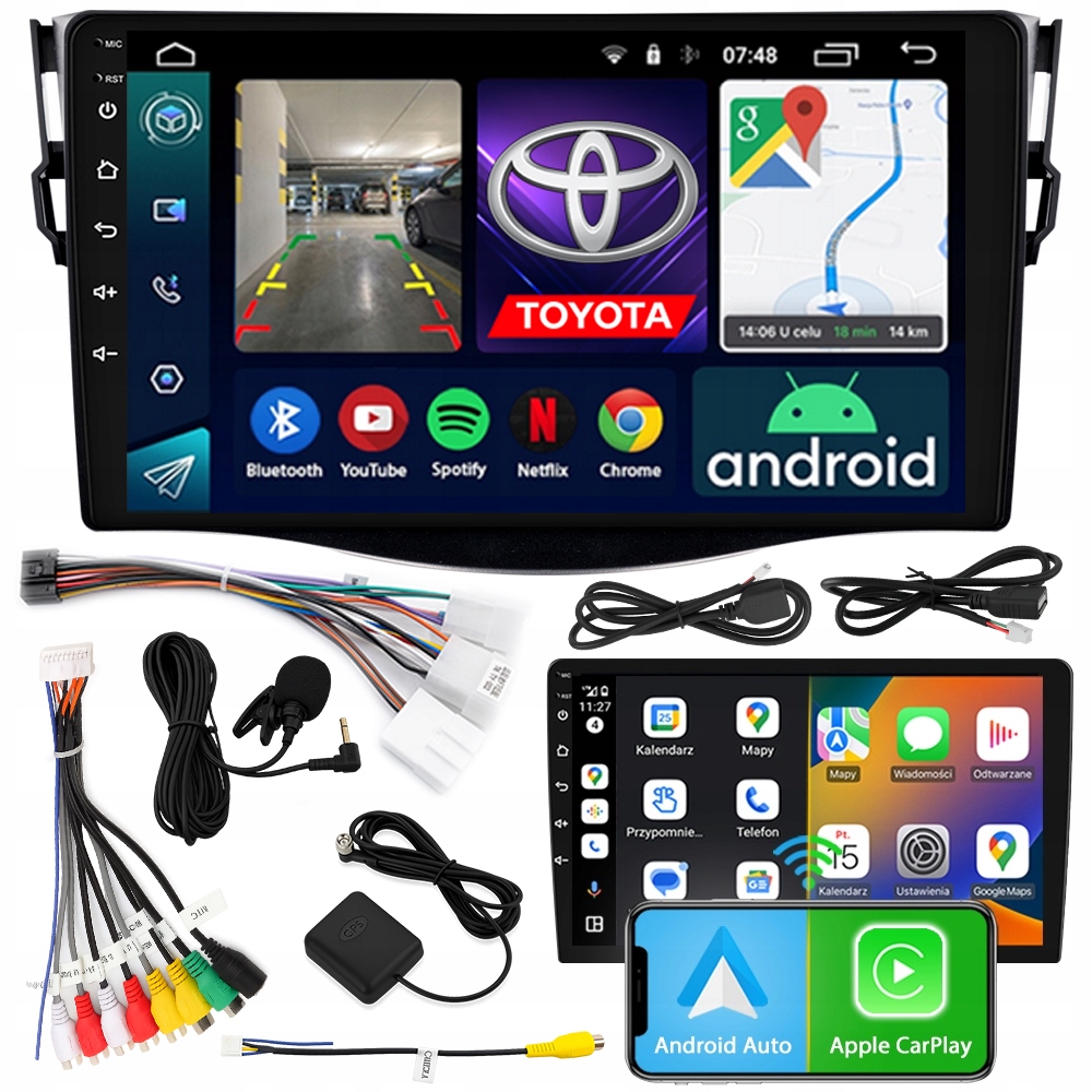 Radio Navigace Android RS-305 Toyota RAV4 2006-2012 2GB 9"