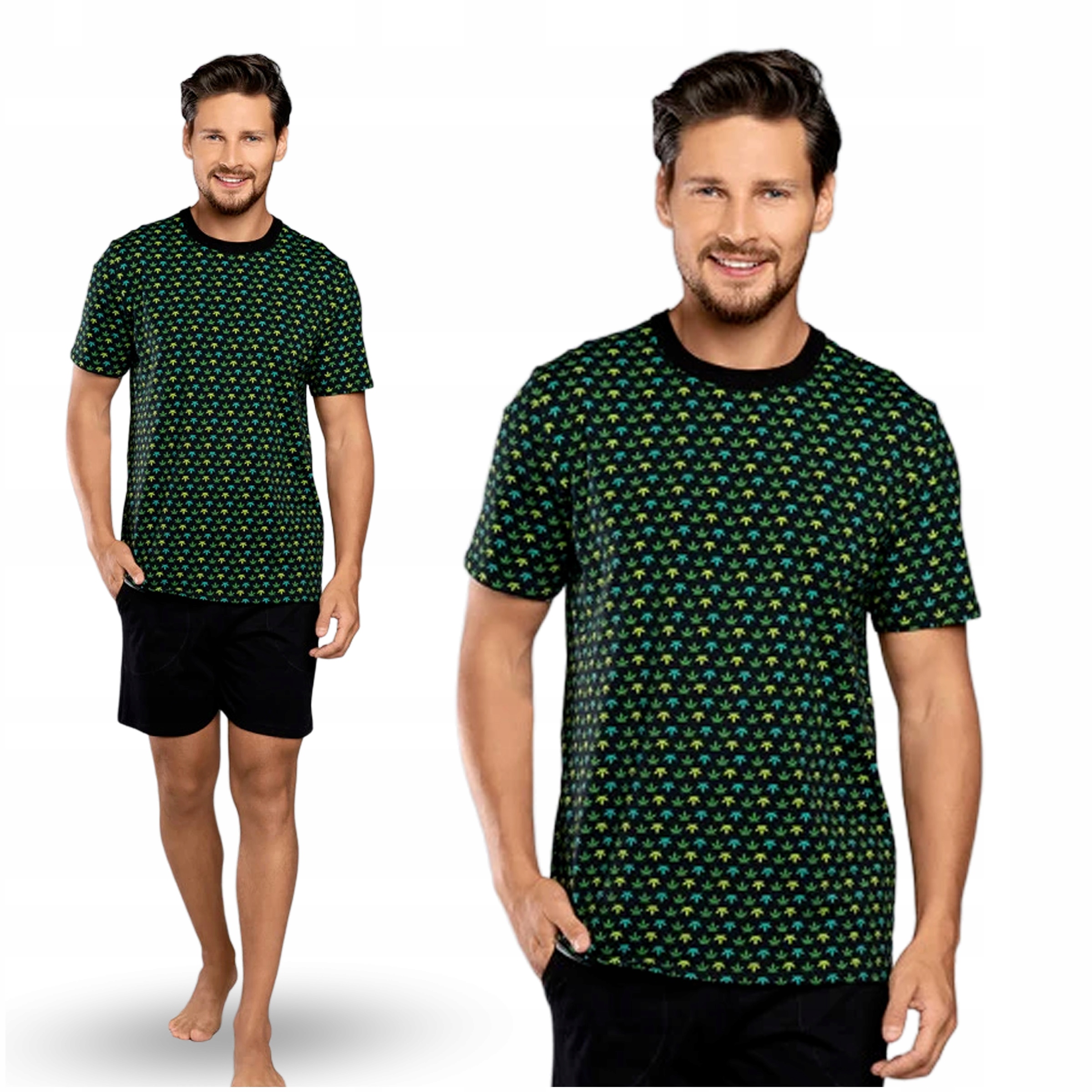 

Piżama męska krótka bawełniana Italian Fashion