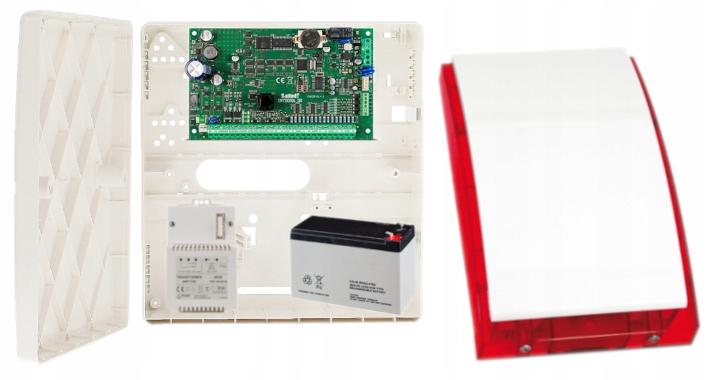 Zestaw Alarmowy Satel Integra 32 Akumulator Alarm Syrena